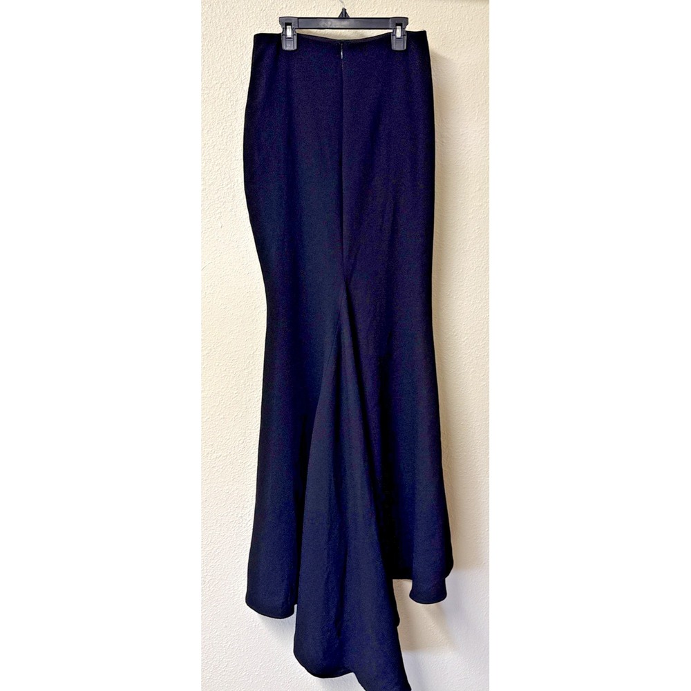Y2K Tulip Fishtail Mermaid Skirt Black Med Goth Formal Victorian Cosplay Sexy - Picture 2 of 10